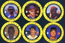 Rickey Henderson #25 1990 Cadaco Disc