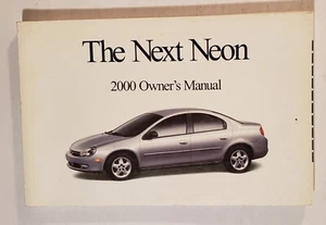 2000 Neon Dodge Chrysler Owners Manual (a) - Imagen 1 de 2