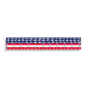 USA Fish Ruler Sticker Measuring Tape Measure Fishing Decal Boat Rod Reel Tackle - Picture 1 of 4