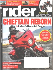RIDER Magazine Januar 2019 Motorrad Indian Chieftain Can-Am Ryker Honda - Bild 1 von 1