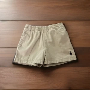 Polo Ralph Lauren Baby Boys Polo Twill Shorts KhakiElastic Waist Size 6M - Picture 1 of 7