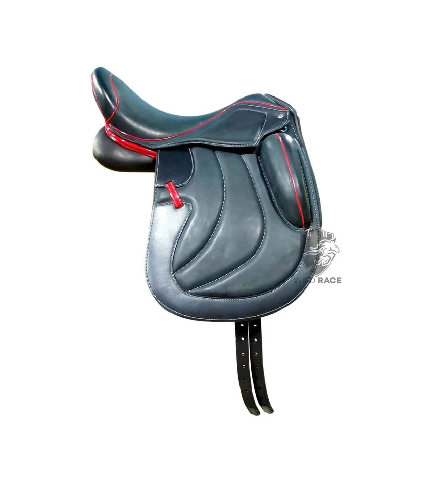 Leather Dressage Monoflap Changeable Gullets Saddle - Image 1 of 1