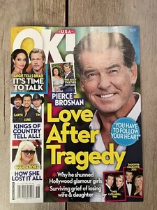 Ok! Magazine Pierce Brosnan Life After Tragedy May 4, 2020 Issue #18 - Picture 1 of 3