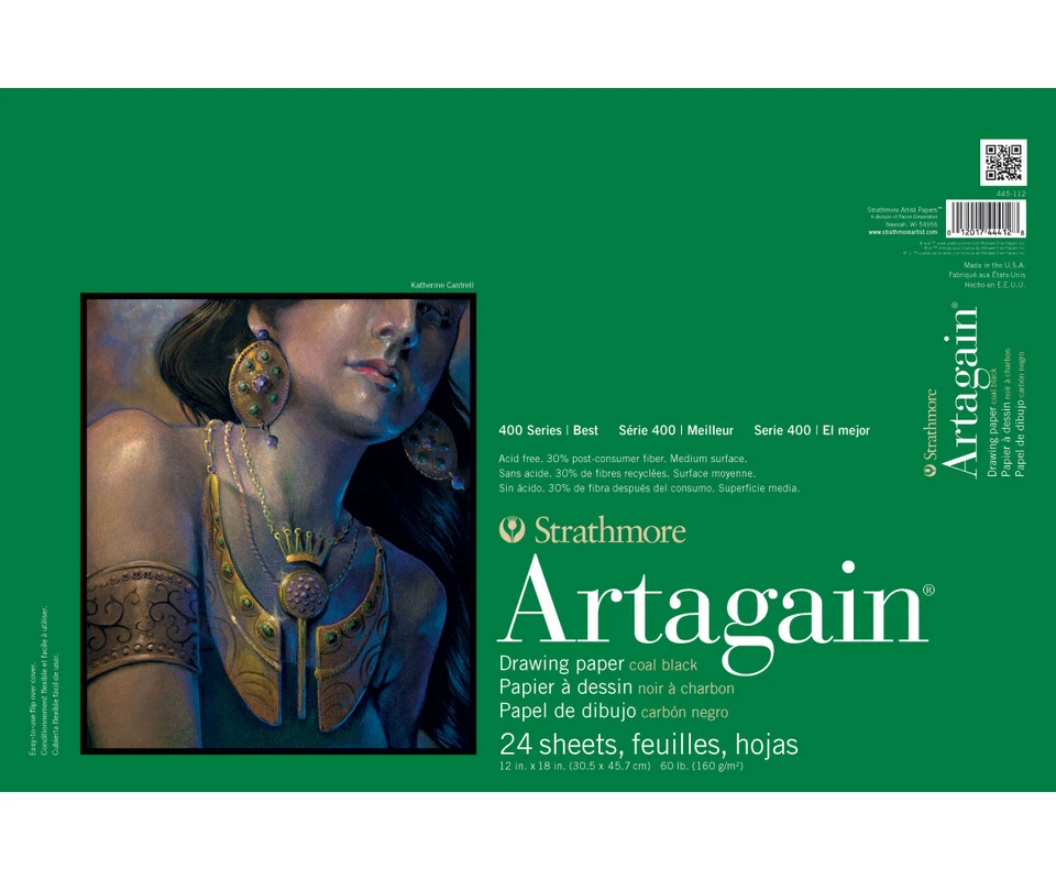 Strathmore Artagain Coal Black 12X18 - Image 1 of 1