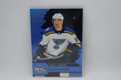 Colton Parayko #5 - 2020-21 Skybox Metal Universe - Blues - Blue Spectrum - Image 1 of 2