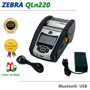 Zebra QLn220 Handy Barcode Label Thermal Drucker Bluetooth USB ohne Akku - Bild 1 von 8