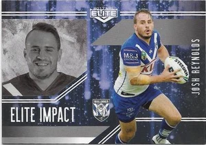 2017 NRL Elite Impact (EI 12 / 64) Josh REYNOLDS Bulldogs - Picture 1 of 1
