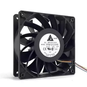 Delta FFB1212VHE 12038 12V 1.5A 12CM 4-Pin PWM Cooling Fan - Picture 1 of 1