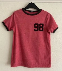 San Deigo 98 Cali Short Sleeved T Shirt, Red, Aged 5/6 Years - Picture 1 of 4