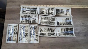 VINTAGE PHOTO LOT - B&W Snapshots 1930 Boston Mass Parade - Picture 1 of 9