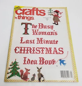 Vtg Crafts 'n Things The Busy Woman's Last Minute Christmas Idea Book Magazine - Imagen 1 de 10