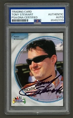 Tony Stewart Signed 1999 Upper Deck Maxx Card #70 (PSA) NASCAR Auto - Image 1 of 2