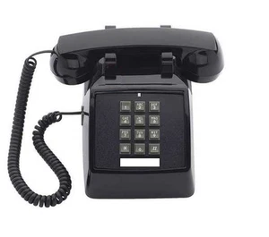 Teléfono de escritorio industrial con dialpad/teclado - NEGRO por HQTelecom - Imagen 1 de 2