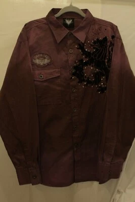 HAMA 1971 Distressed Long Sleeve Shirt   -XL       Multicolor   See Photos - Image 1 of 4