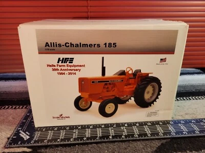 Réplica de tractor agrícola diecast Allis Chalmers 185 1/16 coleccionable por modelos a escala Foto 1 de 2
