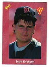 1991 Classic II #T16 Scott Erickson