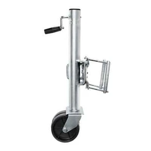 Haul Master Dual Wheel Trailer Jack Swing Away Camper Wheel 1500 lbs Side Swivel - Picture 1 of 4