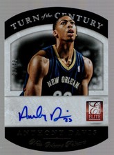 2013-14 Anthony Davis Elite Turn of the Century Auto Autograph 8/49 Pelicans