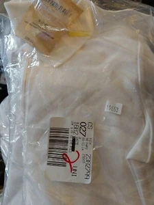 Lands' End Little Girl's interlock Polo Short slvs(7-8years) White S Nwot #12 - Picture 1 of 2