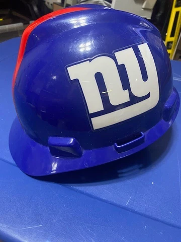 Giants NFL Hard Hat Construction Helmet ANSI/MSA - Adjustable Cover