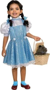 Wizard of Oz Dorothy Costume for Girls, Sequin Gingham Dress, Small, Rubie's II - Picture 1 of 9