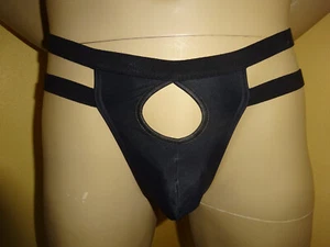 Sexy Herrentanga ouvert vorne und seitlich offen 4 / S schwarz NEU! - Bild 1 von 7