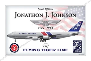 Aircraft,commercial,flying tigers,flying tiger, line,airline,747,boeing - Picture 1 of 8