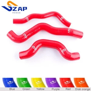 FOR 03-07 SUZUKI SV1000 RED SILICONE RADIATOR COOLANT TUBE HOSE 2004 2005 2006 - Picture 1 of 9