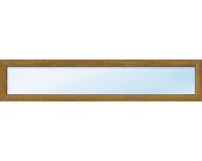 Kunststofffenster Festelement ARON Basic weiß/golden oak 2000x1000 mm (nicht öff