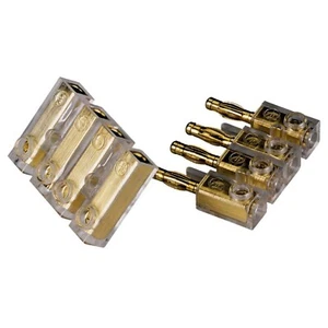 Hama 4-Fach Kabel-Steckverbinder Banana Frizione Tavola Armonica - Foto 1 di 4