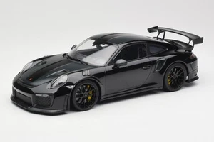 153068321 Porsche 911 991.2 GT3 RS Weissach Package Black with Black Wheels Mini - Picture 1 of 6