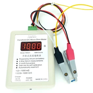 YMC01 Digital Display Handheld DC Milliohm Meter for Precision Testing - Picture 1 of 37