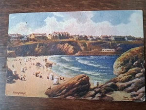 Newquay Davidson Bros Vintage Postcard - Picture 1 of 4