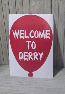 Welcome to Derry Balloon Car Decal - Bild 1 von 1