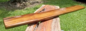 Designer 49" Long Floating Mantel Wall Shelf Real Sinker Cypress Rustic Wood - Picture 1 of 10