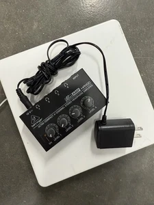 Behringer MicroAmp HA400 4-Channel Stereo Headphone Amplifier - Picture 1 of 7