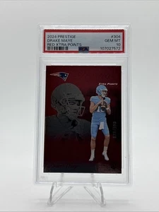 2024 PANINI PRESTIGE DRAKE MAYE RC Red Xtra 809/999 PSA 10 - Picture 1 of 2