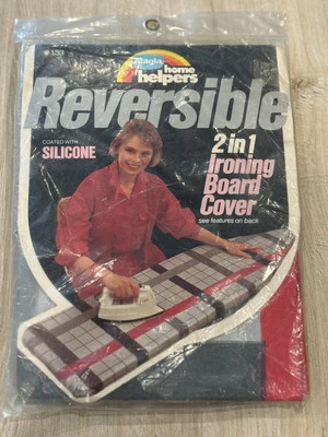 Nueva cubierta de tabla de planchar Magla Supreme #133 vintage para ayudante del hogar gris a cuadros Foto 1 de 4
