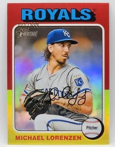 2024 Topps Heritage High Number Michael Lorenzen Chrome /699 Royals #603 - Picture 1 of 2