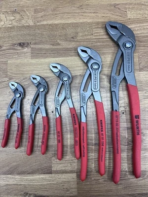 Knipex Cobra Plires Set 5 Pieces