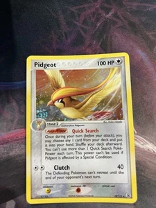 Pidgeot 10/112 Holo EX Feuerrot & Blattgrün Pokemon Karte 2004 TCG - LP SWIRL - Bild 1 von 2