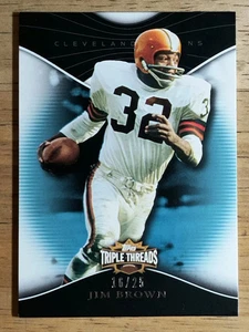 Topps Triple Threads Sapphire #96 2009 Jim Brown - Imagen 1 de 2