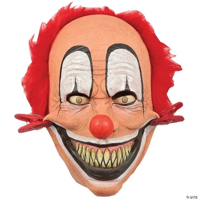 Adult Tweezer Clown Mask - Creepy Scary Halloween Costume Accessory Prop - Image 1 of 4