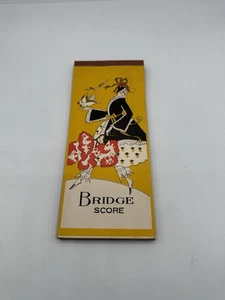 Tarjeta de puntuación Old Bridge Tally Place años 30 todas las tarjetas intactas sin usar - Imagen 1 de 4
