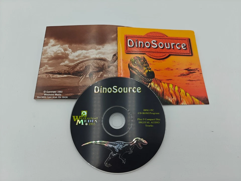DinoSource (PC CD-ROM) 🔥Complete🔥 💥Rare💥 - Image 1 of 1