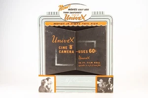 Univex Cine 8 1936 Karton Tabletop Werbung Universal Camera Corp RAR - Bild 1 von 7