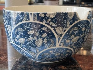 Core Kitchen Ramen Noodle ciotola ceramica blu design astratto 26 oz set di 2 - Foto 1 di 12