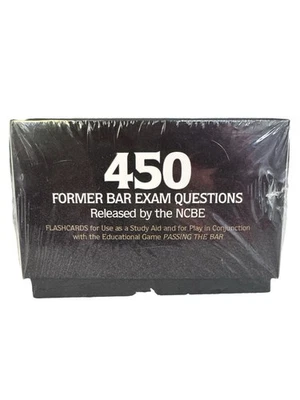 Passing the Bar Exam Cards Game 450 Former Bar Exam Questions Sealed NCBE - Image 1 of 4