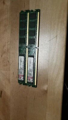 Pair of KINGSTON 1GB PC2-4200 DDR2-533 UNBUFF 9905429-004 FREE SHIPPING. - Image 1 of 4