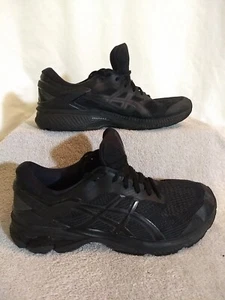 ASICS Mens Gel-Kayano 26 Black/Black Running Shoes, Size: 9.5 #JJ9+9 - Picture 1 of 8